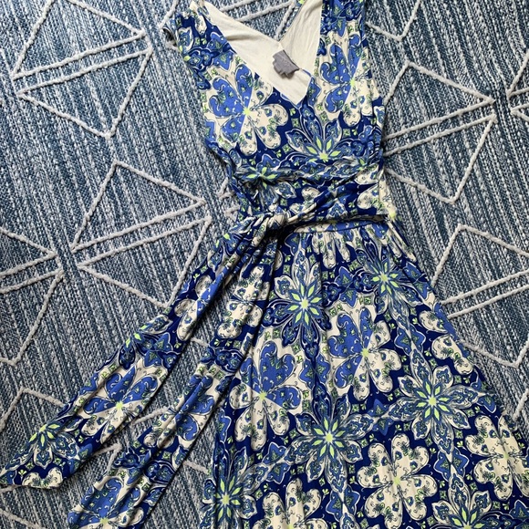 Anthropologie Vanessa Virginia Print Maxi Dress - Picture 2 of 16